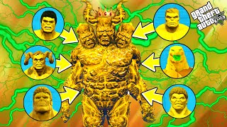 Franklin Enter In All Father Sun God Hulk Head To Control Mind ! GTA V AVENGERS