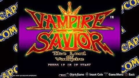 Capcom Arcade 2nd Stadium VAMPIRE SAVIOR THE LORD OF VAMPIRE