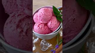 Helado De Frambuesas