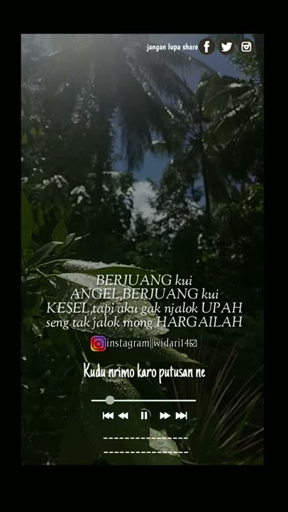 Story wa ambyar 30 detik