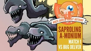 Much Abrew: Saproling-a-monium vs BUG Delver (Match 1)