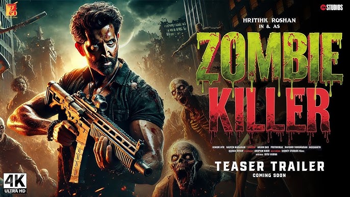 Zombie Killer - Trailer (2024) | Hrithik Roshan, Katrina Kaif | Rakesh  Roshan | Hrithik Roshan War 2