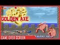 Golden axe game over sequence  golden axe arcademame