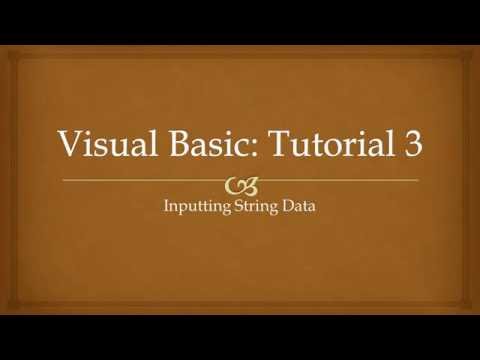 Visual Basic Tutorial 3