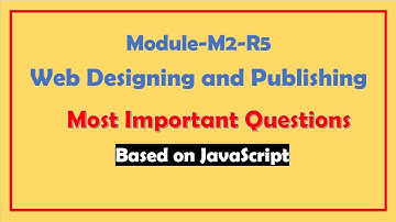 Module Code- M2-R5 |JavaScript| Important Questions for Exam| NIELIT OLEVEL-JAN 2021 Exam