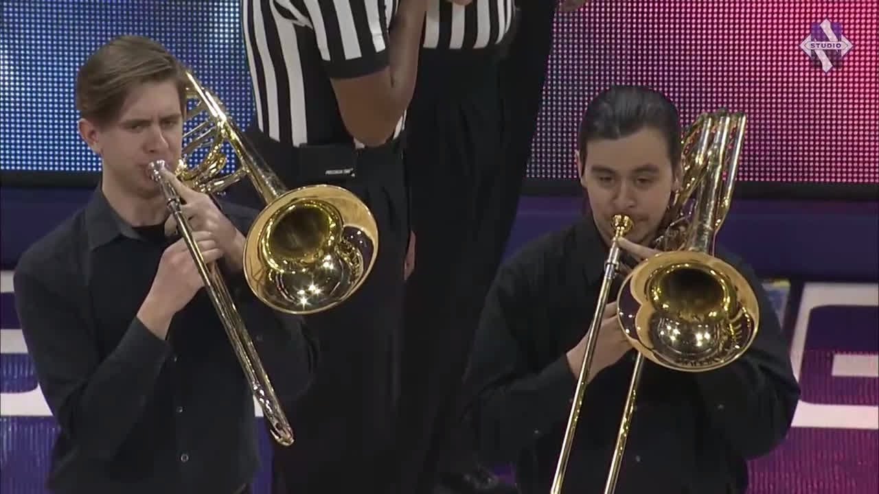 Northwestern Trombone Choir National Anthem (2/13/19) YouTube