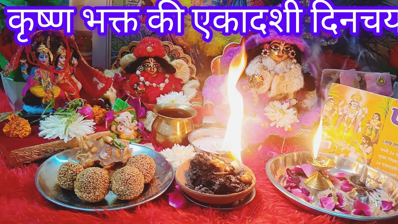 कृष्णा भक्ति की एकादशी दिनचर्या।। shathtila akadashi 2026🙌🌺