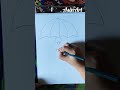 Easy Girl with Umbrella Drawing | Simple Pencil Sketch ✏️☂️Umbrella Girl Drawing Easy Step by Step