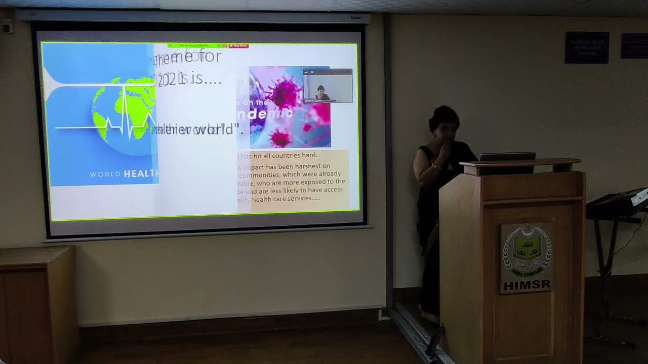 "World Health Day” Celebration at HIMSR 2021