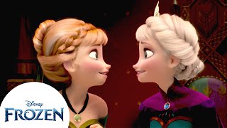 Elsa And Anna's First Party! | Frozen