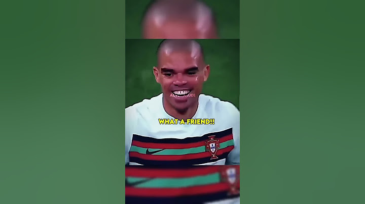 Ronaldo and Pepe Friendship#shorts