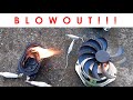 SPEAKER, Motor and Fan BLOWOUT with Smoke and FIRE! AC and DC Destruction