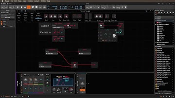 Using VCV as a Send FX in Bitwig