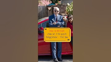 101 tuổi vẫn minh mẫn: TS.BS Scharffenberg chứng minh sống khỏe không do gen!