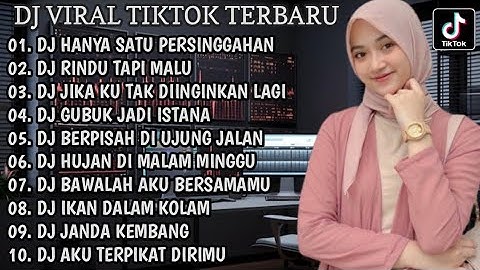DJ VIRAL TIKTOK TERBARU 2024 | DJ REMIX SLOW BASS 🎵 DJ HANYA SATU PERSINGGAHAN | FULL ALBUM