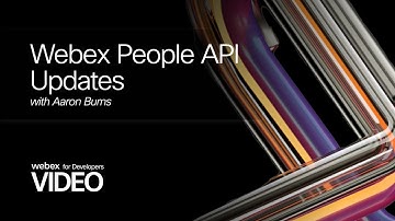 Webex People API Updates