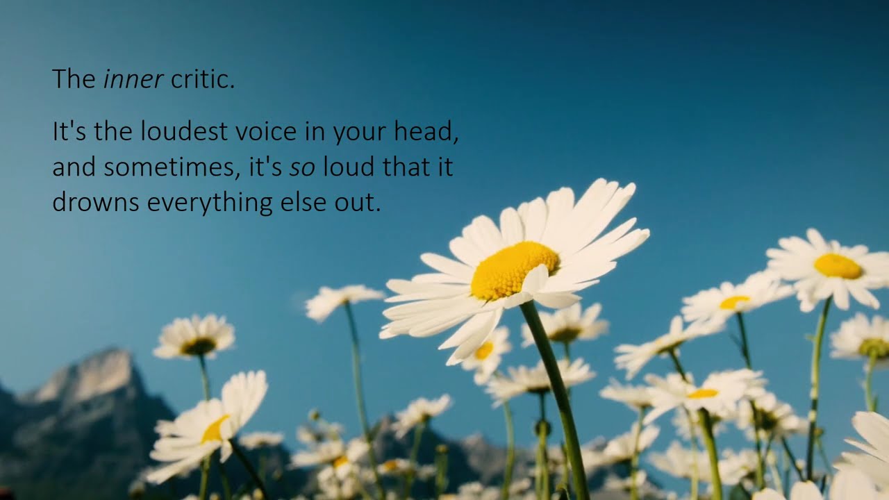 Inner Critic: What is yours saying?