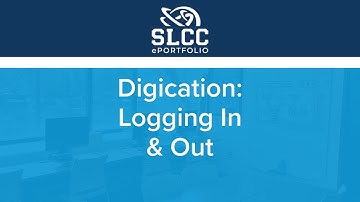 SLCC ePortfolio - Digication: Logging In & Out