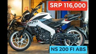 ROUSER NS 200 FI ABS 2021 SRP 116,000 DP 11,600 (Bajaj Pulsar NS 200)