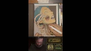 Detachment  #ohuhumarkers #horrorart #coloring #strudel