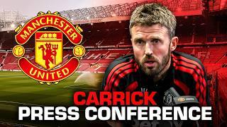Michael Carrick's EMOTIONAL Manchester United press conference in full | ESPN FC