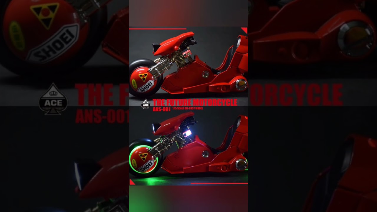 The Future Motorcycle & Biker 1/15 (Ace Toyz)