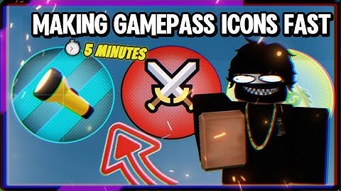 How To Make Roblox Gamepass Icons In Photopea!