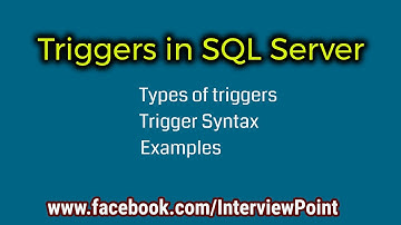 Triggers in SQL Server || When to use triggers? || Types of Trigger || Interview Point | D.K.Gautam