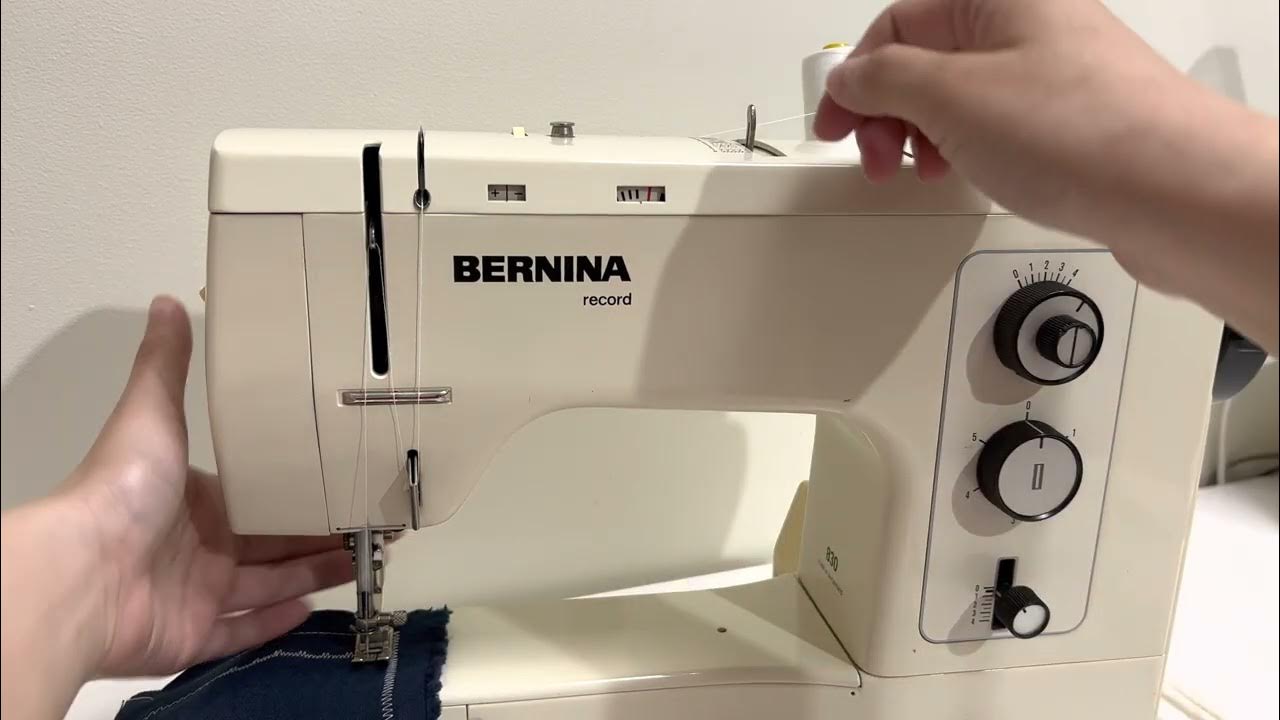 Bernina 830 Record sewing machine demonstration YouTube