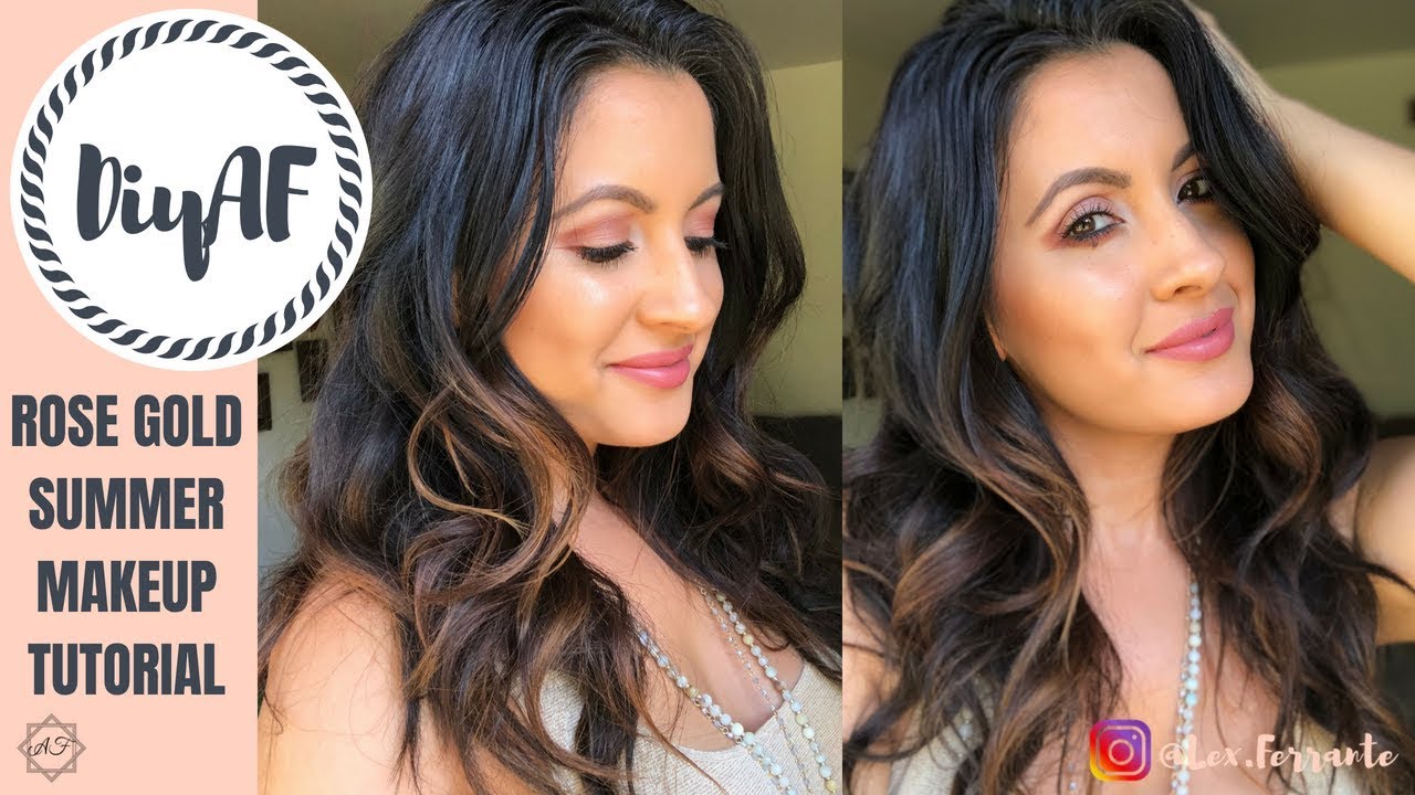 diya tailors Rose Gold Summer Makeup Tutorial NYX | DiyAF