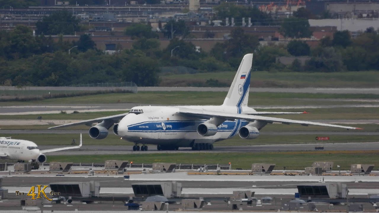 Volga Dnepr Antonov An124 Ruslan Departing Toronto Pearson Airport