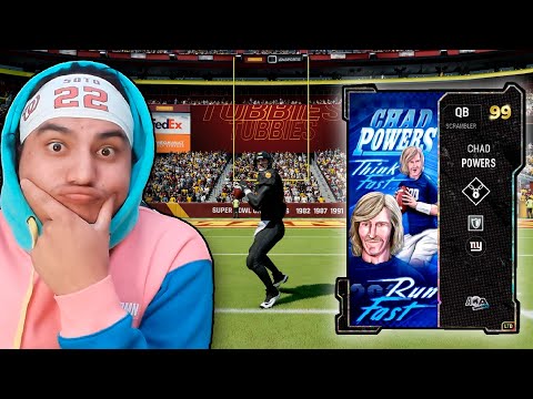 CHAD POWERS GETS THE GREATEST X-FACTOR FOR A QB!