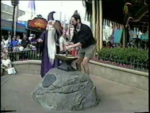 25th Anniversary Pink Castle Sword in the Stone MK Walt Disney World Oct 1998
