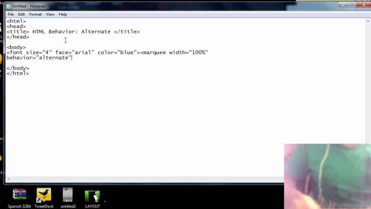 HTML Behaviors: Alternate - YouTube