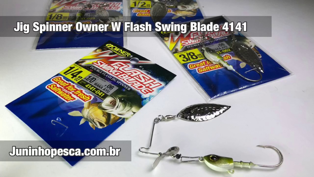Jig Spinner Owner W Flash Swing Blade 4141 | JUNINHOPESCA