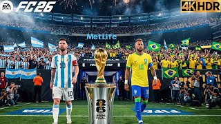 FC 26 - Argentina x Brasil | FINAL da Copa do Mundo 2026 | Simulação Ultra Realista 4K (60FPS).