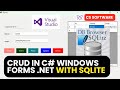 C# Windows Forms SQLite CRUD Tutorial | Insert, Update, Delete, Read Data (.NET)
