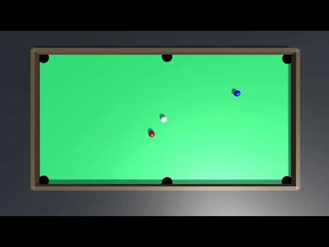 Billiards Simulation Part 1 : Normal Shot