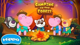 Hippo 🌼 Pfadfinder 🌼 Camping im Wald 🌼 Cartoon Spiel für Kinder screenshot 4