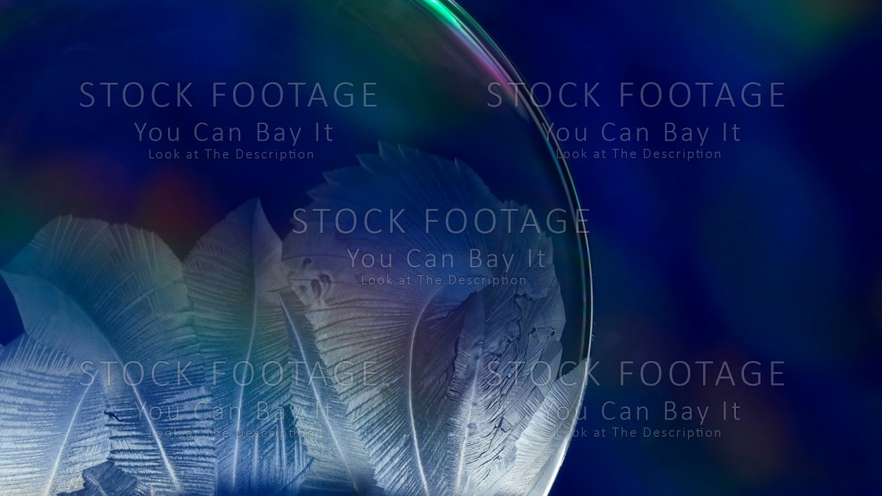 Christmas Snow Globe Snowflake on Blue Animation Background - YouTube