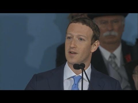 Mark Zuckerberg gives Harvard commencement address