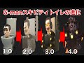 【最強】強くなりすぎたG-manスキビティトイレの強さの違いを解説【Skibidi Toilet】