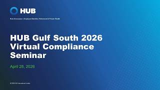 Gulf South Virtual Compliance Webinar