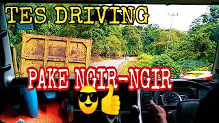 CANTER SUPER SPEED TES JALAN PAKAI FLEKSIBEL NGIR- NGIR // POV DRIVING TRUK INDONESIA