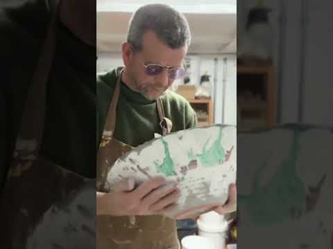 Glazing Pottery with MyltiLayer Glaze and Oxides shorts