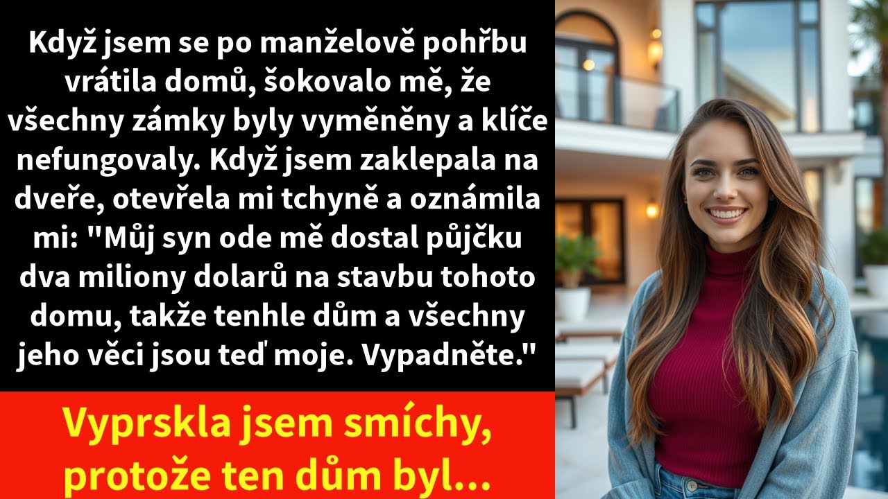 V den pohřbu mého manžela jsem přijela domů a v oknech svítila světla. Uvnitř jsem našla jeho matku a sestru, jak balí naše věci do krabic. „Jen ti pomáháme, drahá,“ řekla tchyně s úsměvem. „Teď,...