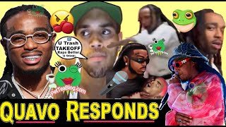 Quavo Responds to Chris Brown in New Rap Diss feat. TAKEOFF, Breezy REACTS (Huncho FOUGHT back) 🤛🏾🥊👑