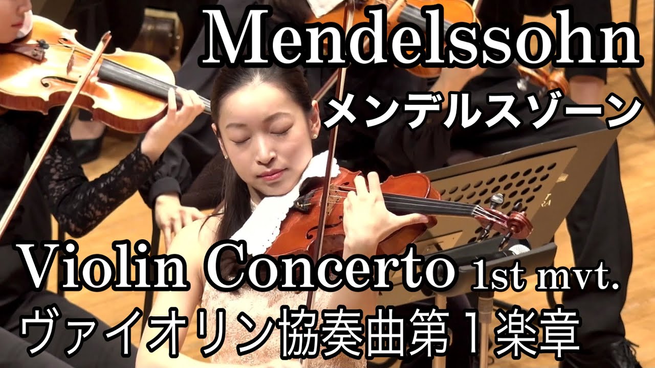 メンデルスゾーンヴァイオリン協奏曲第1楽章 Mendelssohn Violin