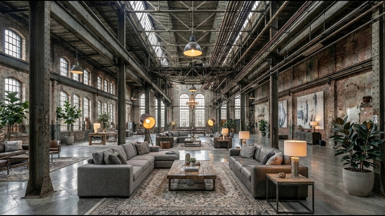 Abandoned Factory to Modern Loft: Full Industrial Conversion Timelapse