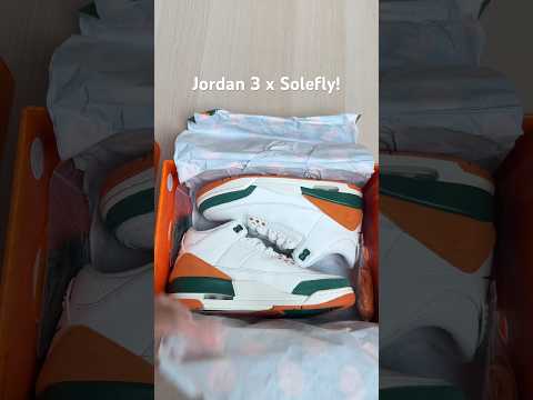 UP CLOSE with the Jordan 3 x Solefly